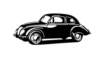 Classic car decal | Etsy