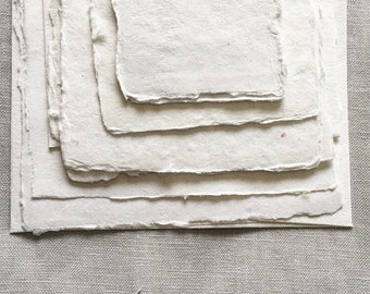 SAMPLE PACKS Blank Handmade Cotton Paper