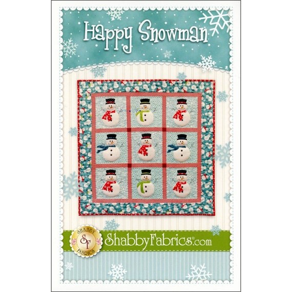 pattern happy snowman by shabby fabrics sf48682 pattern happy snowman by shabby fabrics sf48682