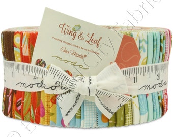 Moda Jelly Roll Fabric Wing and Leaf by Gina Martin 10060JR