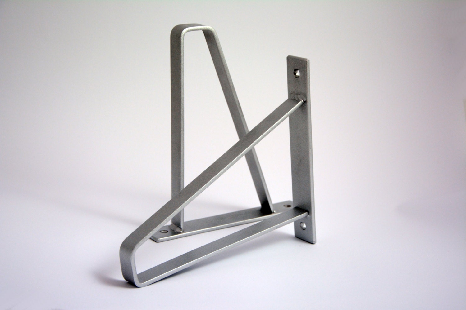 Pair of Silver Steel Brackets Newest Design Brackets Shelf