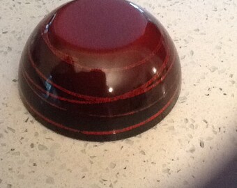 Cathrineholm 4" Red Saturn Bowl