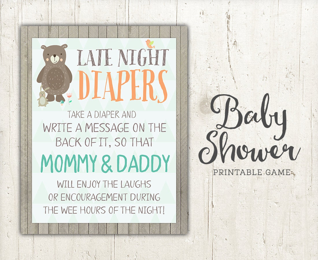 late night diaper game