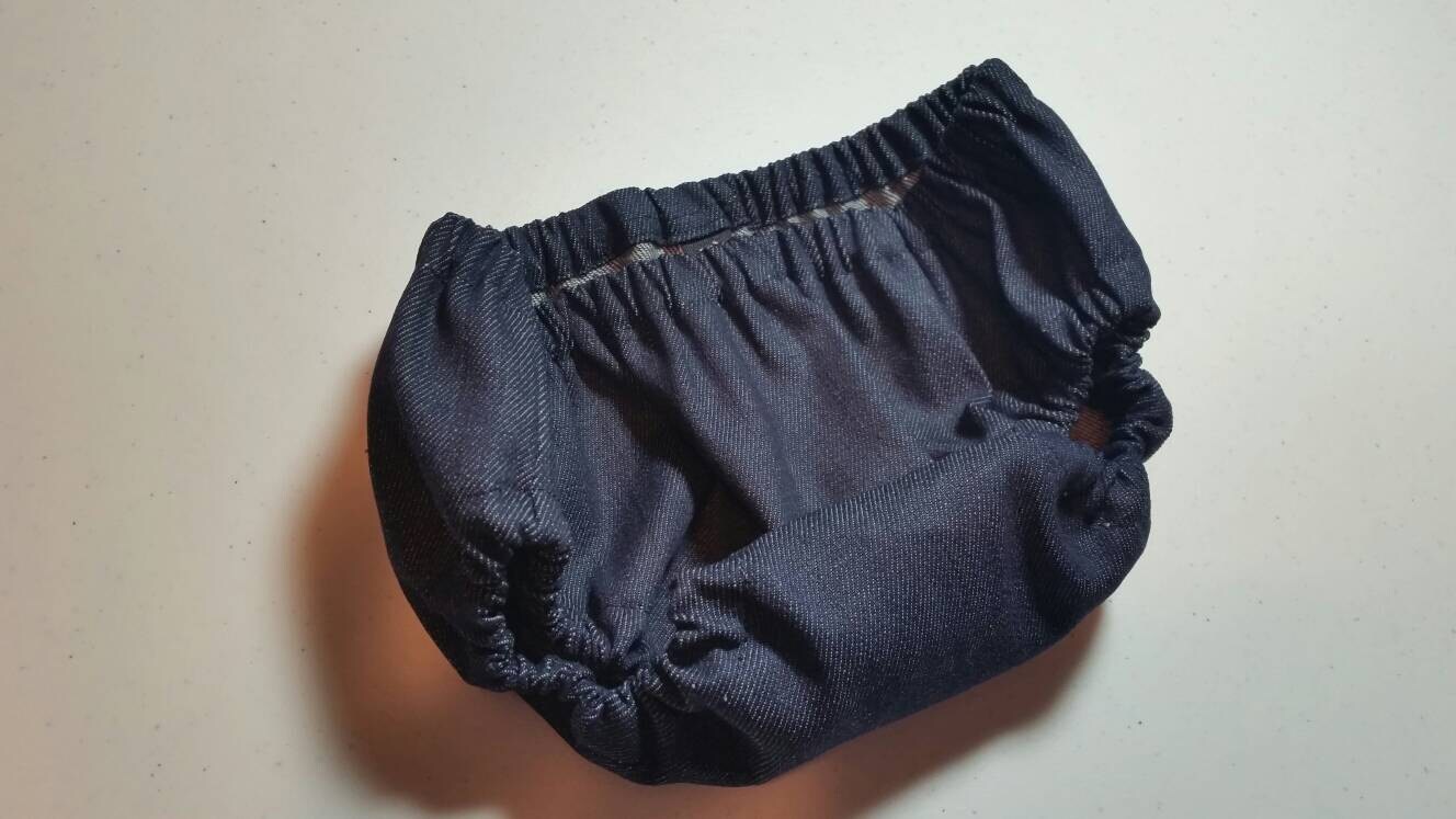 Dark Denim Diaper CoverBaby girl diaper covergirl