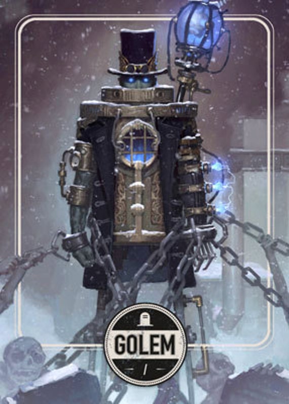 Items similar to Golem Token (Set of 4) on Etsy