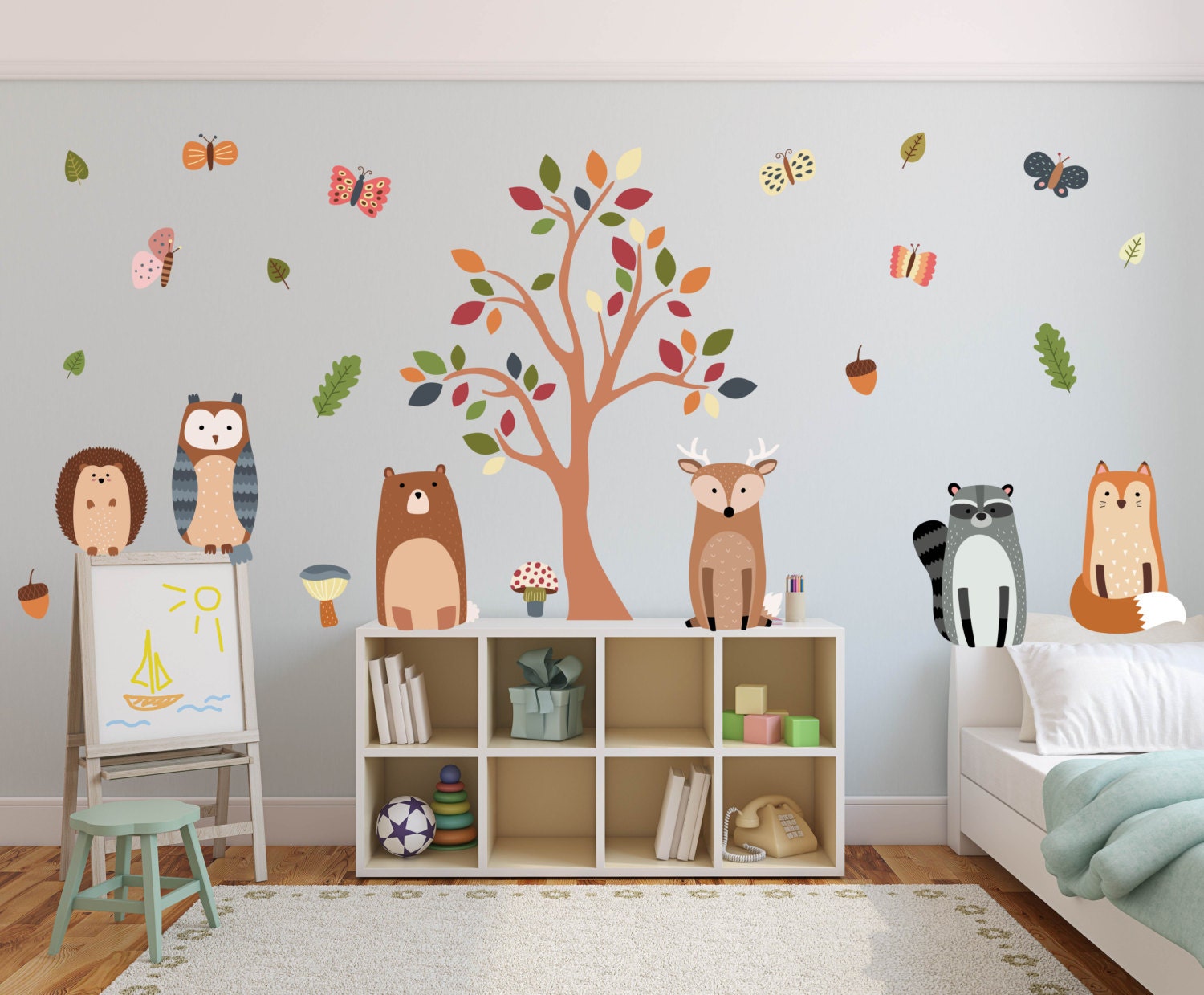 Woodland Nursery Wall Decals Nursery Wall Decals Animal Wall