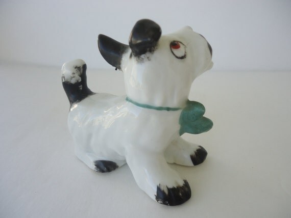 snowbabies scottie dog figurine