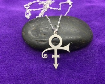 Same Day Shipping - Prince Symbol Necklace - Prince Singer Necklace - Prince Artist Necklace - Prince Pendant - Prince Necklace