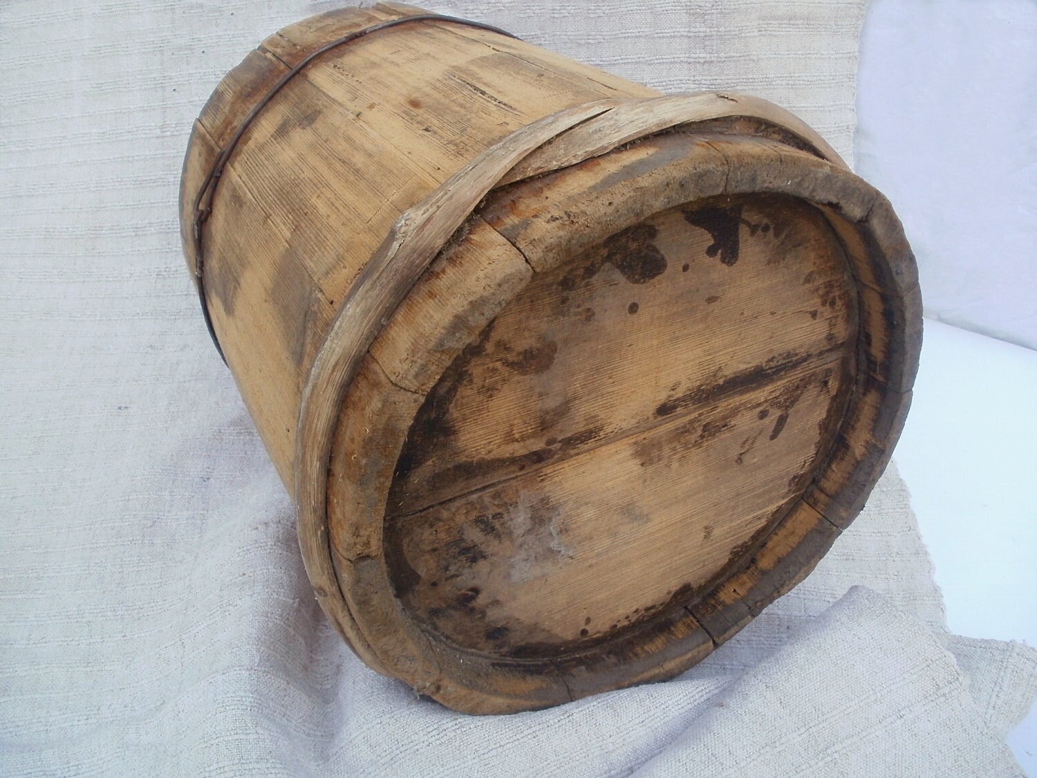 Large wooden vase Antique vase Large wooden by VintagePresents