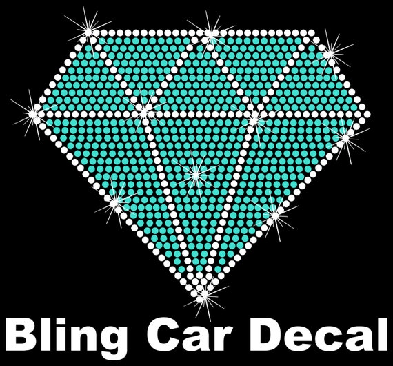 Diamond Sparkle Rhinestone Car Decal Bling