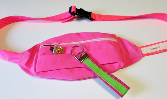 pink hip pack