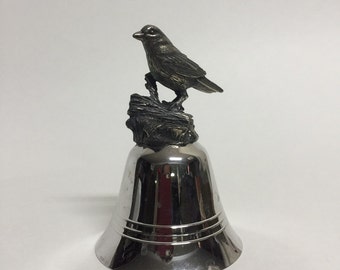 bone chinared bird bell