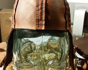 Childrens sized aviator helmet and goggles