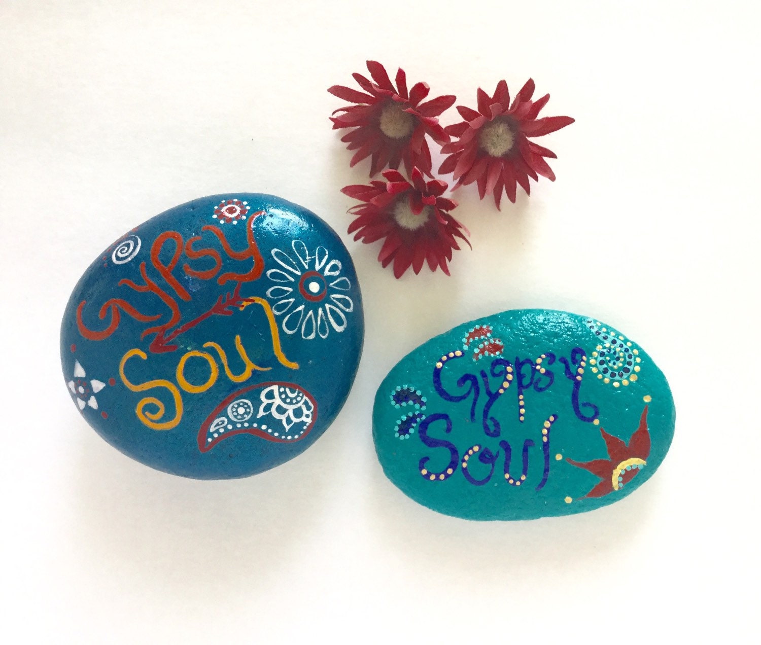 Gypsy Soul painted stone Gypsy Gift Hippie Gift Gypsy