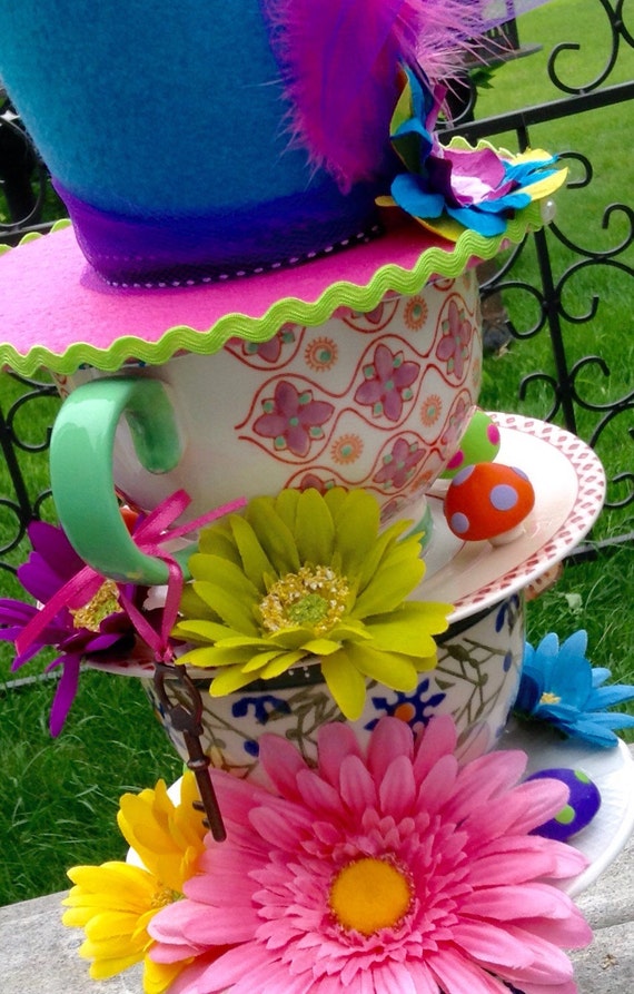 Alice in Wonderland Centerpiece Mad Hatter Tea Party