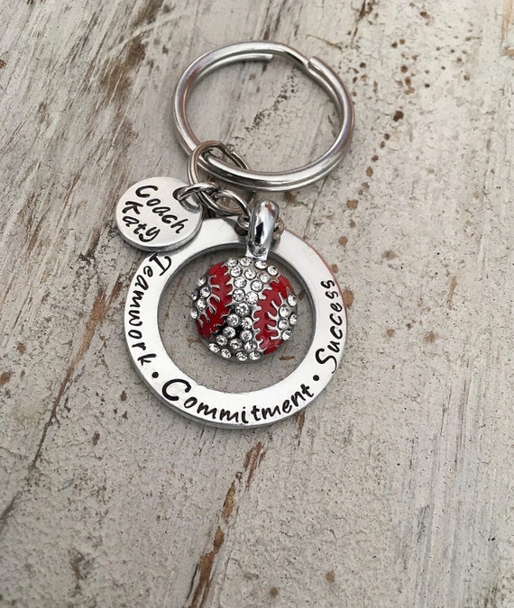 Baseball Coach Gift Baseball Coach Coaches Keychain