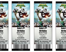 Carte D Invitation Anniversaire Kung Fu Panda Nanaryuliaortega Blog