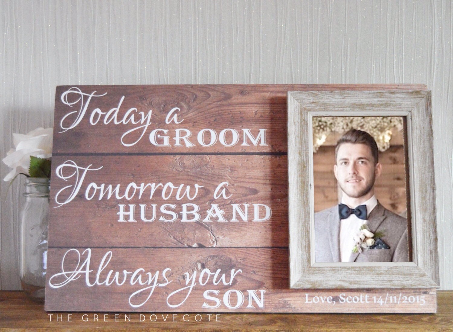 Gift For Grooms Parents Thank You Wedding Gift Parents Of