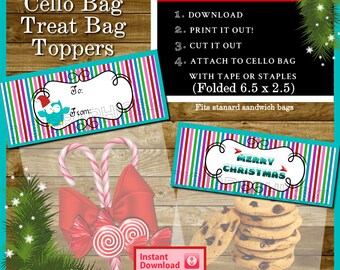 Sandwich bag toppers | Etsy