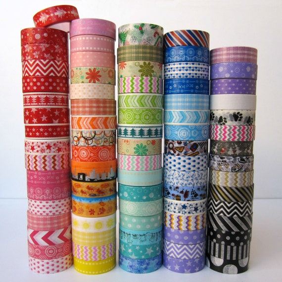 Pick 3 Rolls Assorted Washi Tape