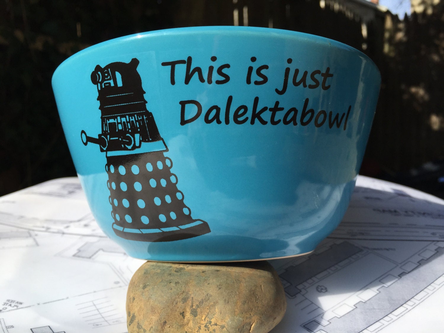Dr Who Dalek bowl funny Dalektabowl cereal bowl whovian bowl