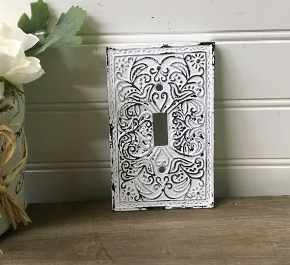 Light Switch Cover/Shabby Chic Light Switch by TheShabbyStore