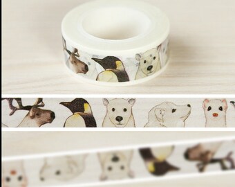 Animal world Washi Tape -- Japanese Washi Tape -Deco tape-- 15mm x10M