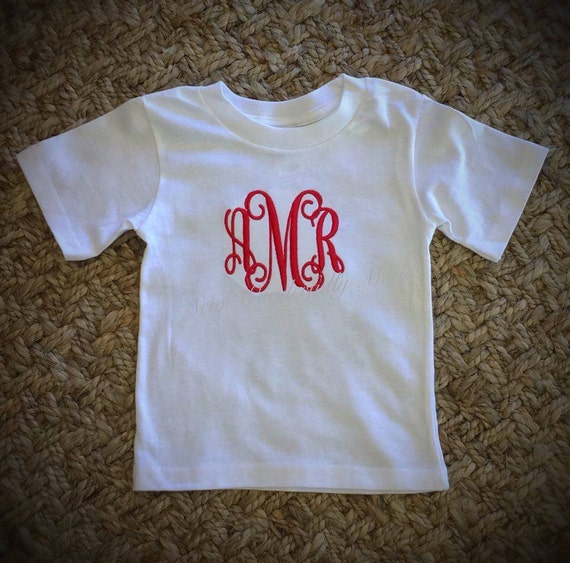Monogrammed Tee Infant and Toddler Monogrammed Tee 18