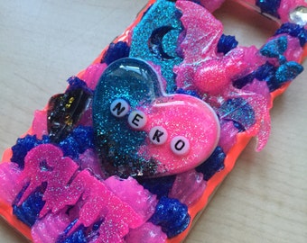 Custom Decoden Phone Case - Kawaii Phone Case - Sweets Deco Phone Case