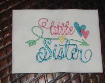 Little Sister Embroidery Design