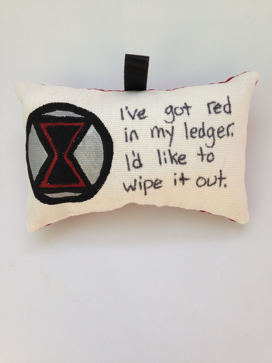 Black Widow Red in My Ledger Christmas by HollyAndHerHobbies