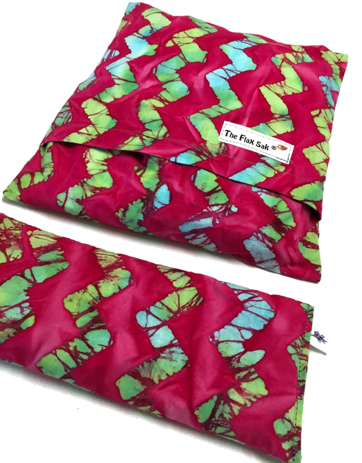 Microwave FLAX HEATING PAD eye pillow Unique by lalatextures