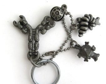 Antibody with infectious agents and allergens Immunology Keychain
