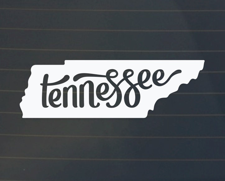 Tennessee Car Decal Tennessee Decal Tennessee Sticker