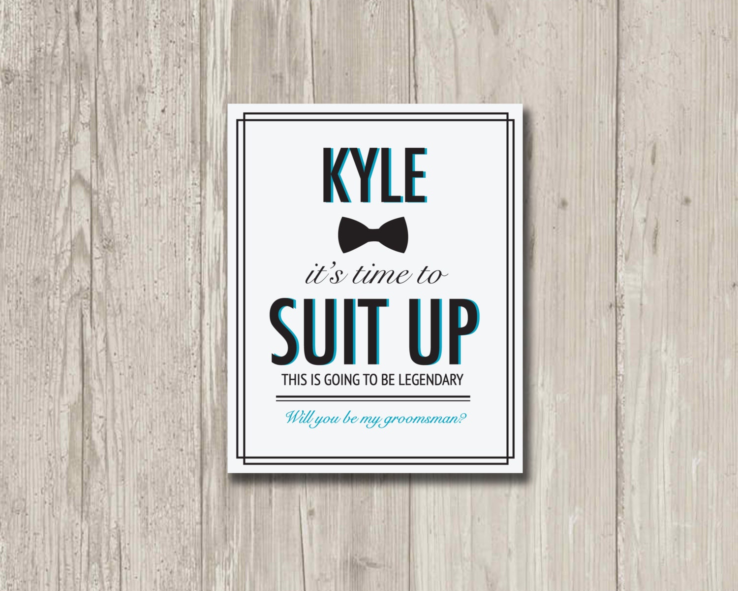 Digital File Will You Be My Groomsman Card It s Time To Digital File Will You Be My Groomsman Card It s Time To