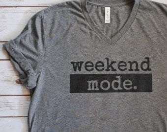 Weekend Shirt - Womens Graphic Tees - Womens Clothing - Lazy Days - Girls Weekend Shirt - Comfy Tee - Brunch Shirt - Trendy Womens Clothing