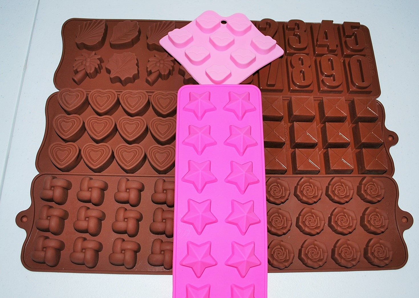 Silicone Molds wax melt Molds soap molds chocolate molds