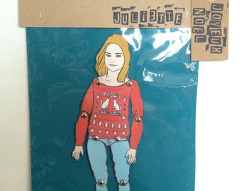 Personalized paper doll, custom made paper doll