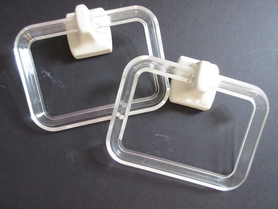 vintage ceramic and acrylic bathroom towel holders vintage ceramic and acrylic bathroom towel holders