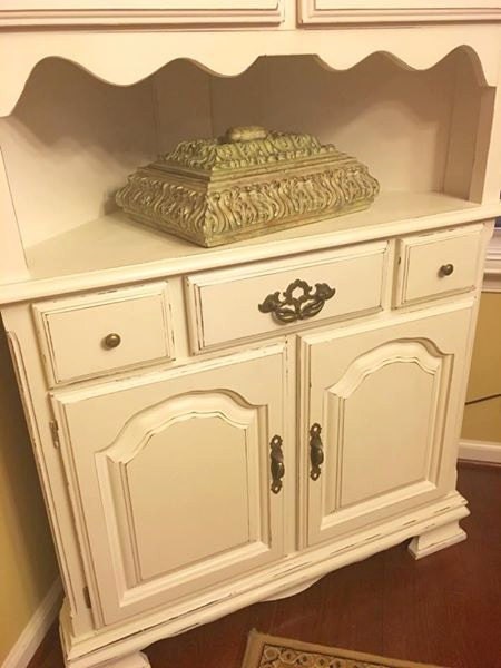 SOLD Corner China Hutch