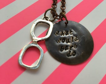 Barb Stranger Things Necklace What Would Barb Do