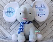 monogram stuffed animals