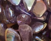 Rainbow Amethyst Aura Tumbled stones