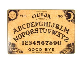 Items similar to Wooden Ouija Board Set with Planchette, Handmade ...