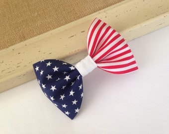 4th of July Hair Bow - Stars and Stripes - Patriotic Hair Bow - Red White and Blue - Hair Bow - Fourth of July - 4th of July - Patriotic