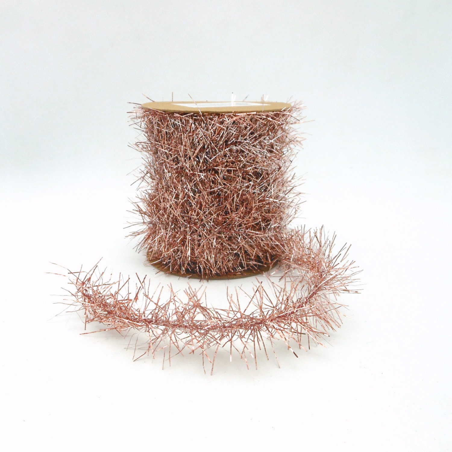 Pink Tinsel Garland Spool 4 Yards