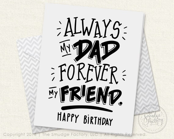 dads birthday card diy printable birthday card for dad