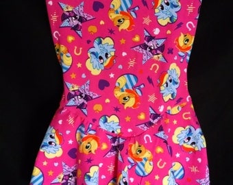 ABDL/Little dress up ballerina skirted onesie made with My little pony pink