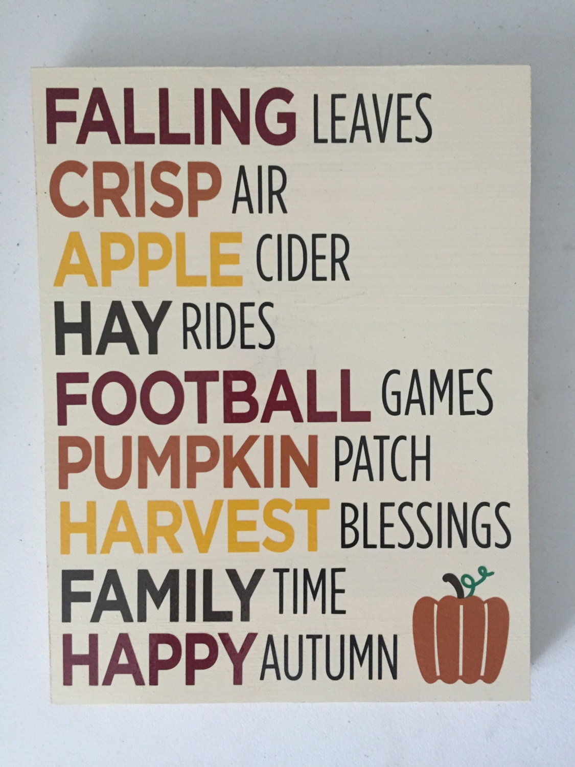 Fall Sign
