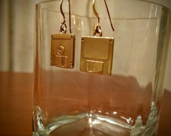 Floppy Disk Earrings - 3.5 inch disks